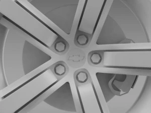chevroletcamarols72008колесо 3D Модель