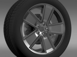 chevroletcamaroredflash2010wheel 3D 模型