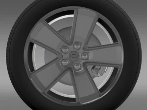 chevroletcamaroredflash2010wheel 3D Model