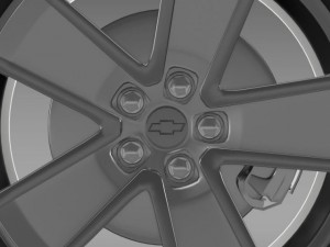 chevroletcamaroredflash2010wheel 3D Modell