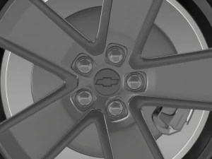 chevroletcamaroredflash2010wheel 3D Model