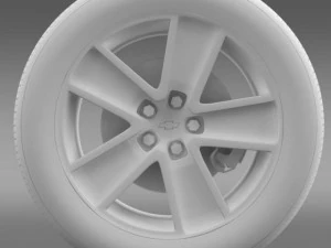 chevroletcamaroredflash2010wheel 3D Model