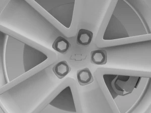 chevroletcamaroredflash2010wheel 3D Model