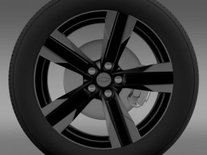 chevroletcamarosema2011whel 3D 模型
