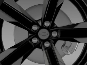 chevroletcamarosema2011whel 3D 模型