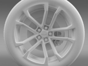 chevroletcamarossxconcept2010wheel Modelo 3D