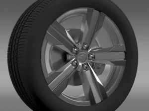roda chevroletcamarozl12012 Model 3D