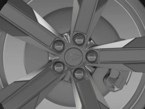 chevroletcamarozl12012wheel 3D Model
