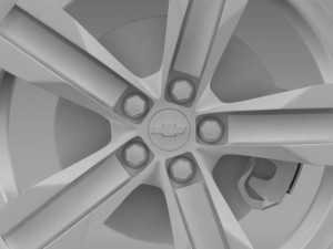 chevroletcamarozl12012wheel 3D Модель