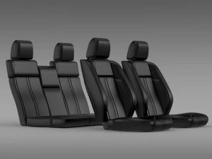 assentos de carro ford mustang Modelo 3D