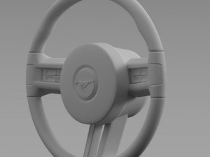 steering wheel mustang 3D Model