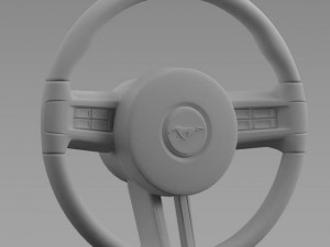 steering wheel mustang 3D Model