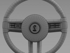 steering wheel shelby mustang Modèle 3D