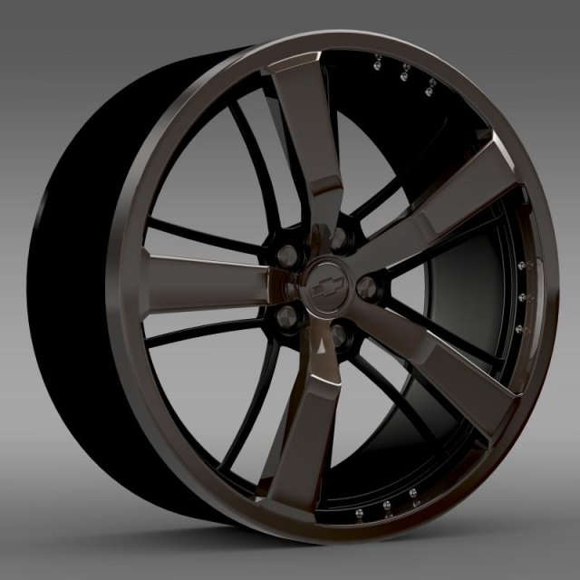 chevrolet camaro 2008 blackconcept rim Modelo 3D .c4d .max .obj .3ds .fbx .stl .blend 