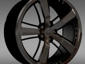 Chevrolet Camaro 2008 BlackConcept Felge 3D Modell