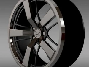 chevrolet camaro 2008 blackconcept aro Modelo 3D