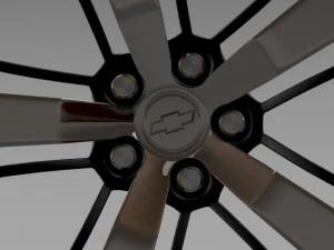 chevrolet camaro 2008 blackconcept aro Modelo 3D