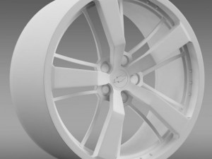 chevrolet camaro 2008 blackconcept rim Modelo 3D