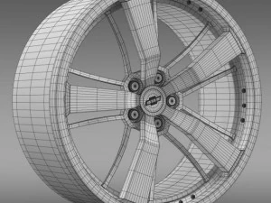 chevrolet camaro 2008 blackconcept aro Modelo 3D