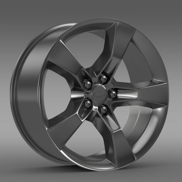 chevrolet camaro 2010 rim 3D Model .c4d .max .obj .3ds .fbx .stl .blend 