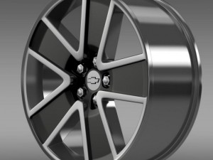 chevrolet camaro convertible 2007 rim 3D Модель