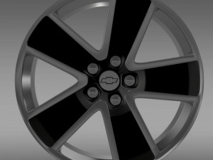chevrolet camaro convertible 2007 rim 3D Модель