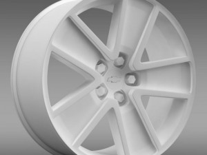 chevrolet camaro convertible 2007 rim 3D Модель