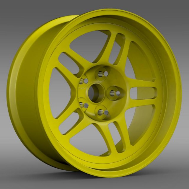 chevrolet camaro gs racecar 2008 rim 3D 模型 .c4d .max .obj .3ds .fbx .stl .blend 