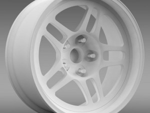 chevrolet camaro gs racecar 2008 rim 3D 模型