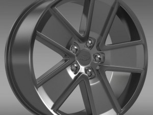 chevrolet camaro redflash 2010 rim 3D Модель