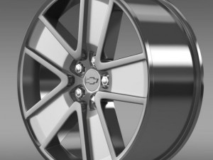 chevrolet camaro redflash 2010 rim 3D मॉडल