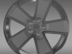 chevrolet camaro redflash 2010 rim 3D मॉडल