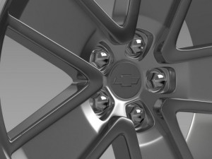 chevrolet camaro redflash 2010 rim 3D मॉडल