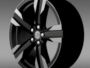 chevrolet camaro sema 2011 rim Modello 3D