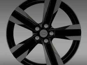 chevrolet camaro sema 2011 rim Modello 3D