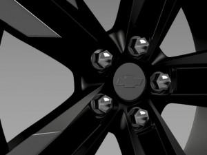 chevrolet camaro sema 2011 rim Modello 3D