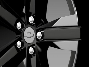 chevrolet camaro sema 2011 rim Modello 3D
