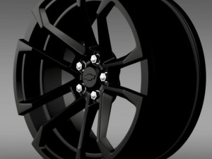 chevrolet camaro ssx concept 2010 rim 3D 模型