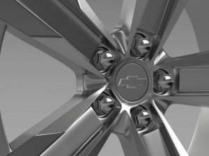 chevrolet camaro zl1 2012 rim 3D Модель