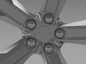chevrolet camaro zl1 2012 rim 3D Модель