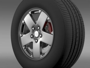 jeep wrangle wheel 3D मॉडल