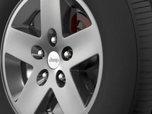 jeep wrangler rubicon wheel 3D Model