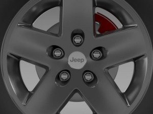 jeep wrangler rubicon wheel 3D Model