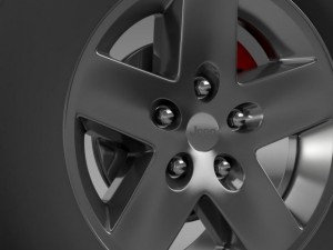 jeep wrangler rubicon wheel 3D Model