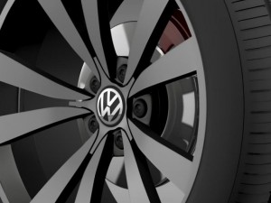 vw beetle 2012  wheel Modello 3D