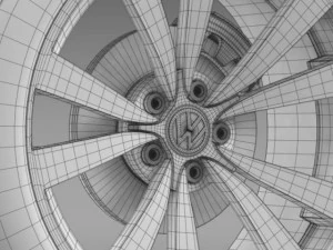 vw beetle 2012  wheel 3D Model