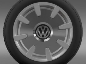 vw beetle design 2012 wheel Modelo 3D