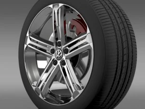 vw beetle r konsept direksiyon 3D Model