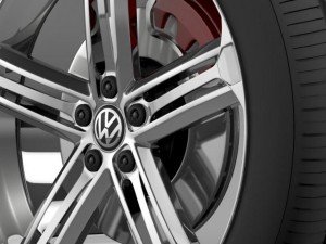 vw beetle r concept wheel 3D Модель