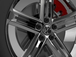 vw beetle r concept wheel 3D Model
